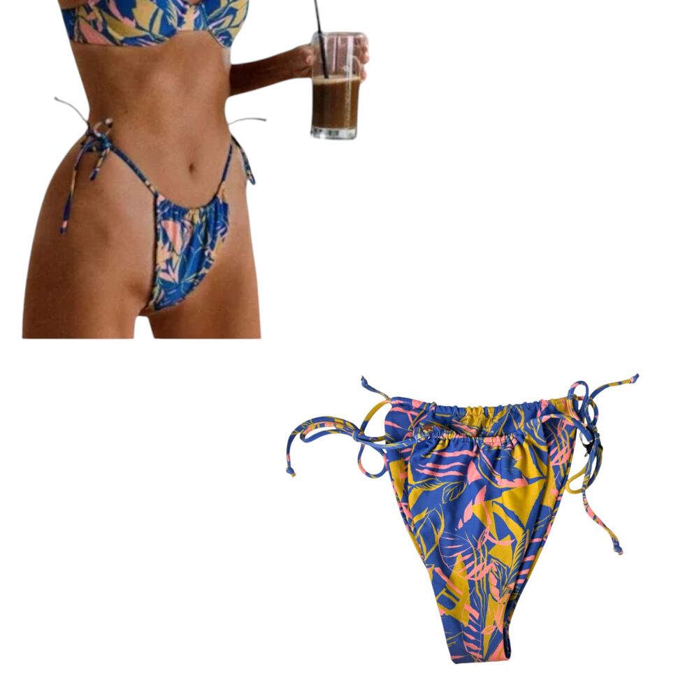 Skatie Kristen Anguilla Swim Binkini Bottoms Size Large NEW with Tags
